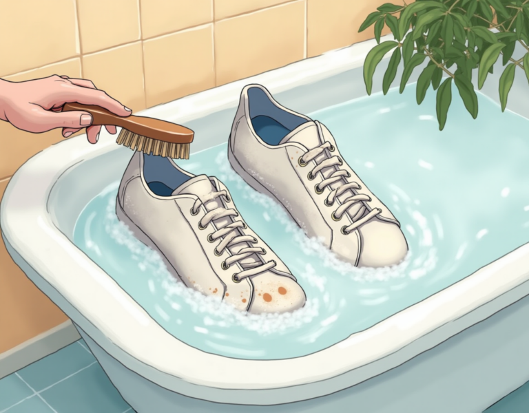 하얗게 빛나는 운동화 만들기: 관리법으로 깨끗해지는 팁!