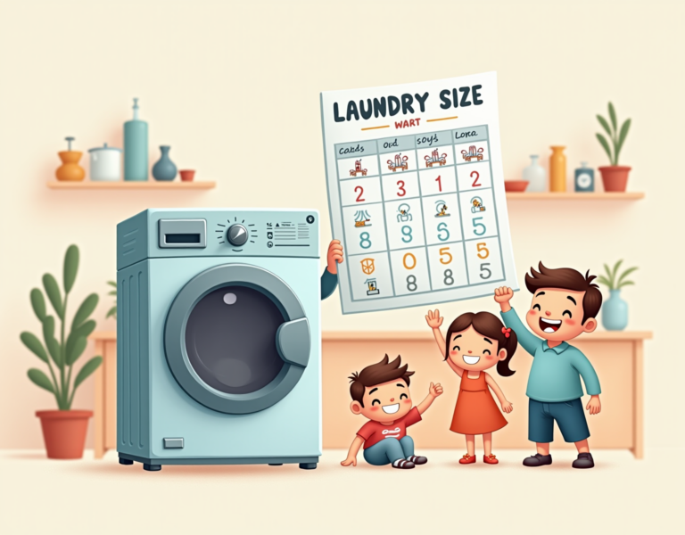 통돌이세탁기 용량은? 가족 구성원 수로 정해요!