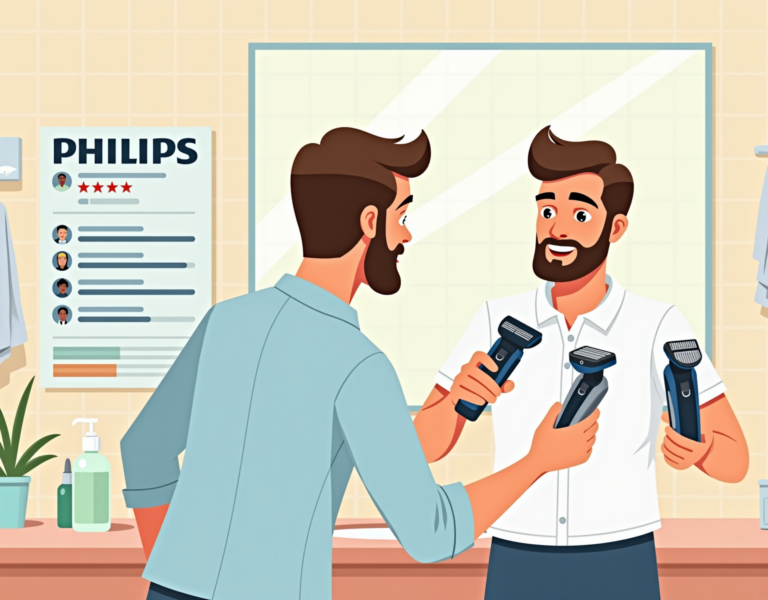 필립스 면도기, 스마트한 면도를 경험해보세요 🤖🪒