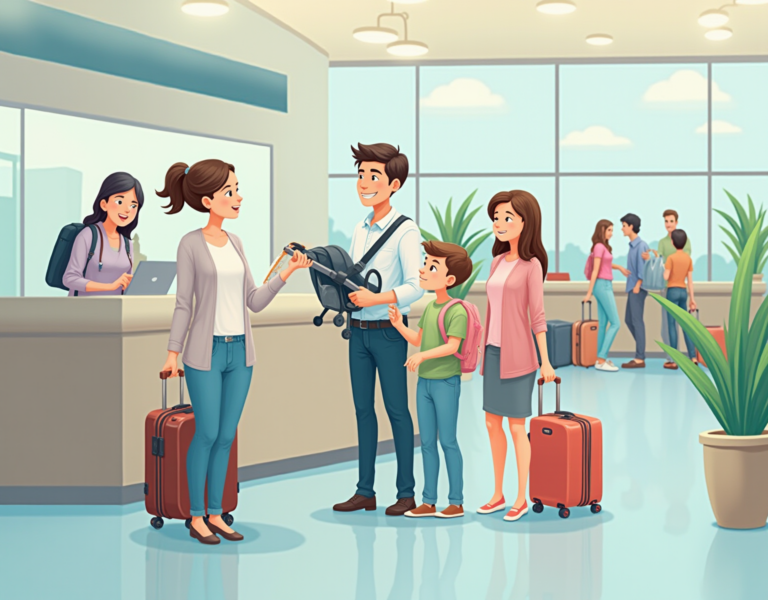 아이와 여행 갈 때 꼭 필요한 기내반입 유모차 꿀팁