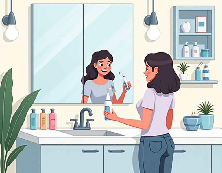 집에서 간편하게, 구강세정기로 치석 제거해요!