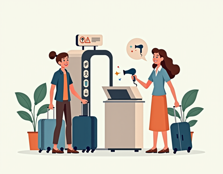 휴가 갈 때 드라이기 꼭 챙겨가세요! 하지만 기내 반입 규정 확인은 필수!