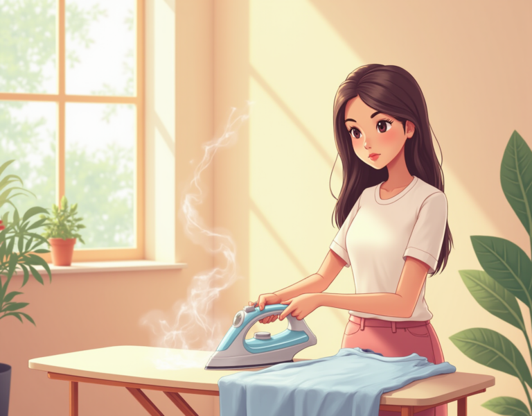 스팀다리미로 주름 잡는 꿀팁! 옷 관리는 이렇게