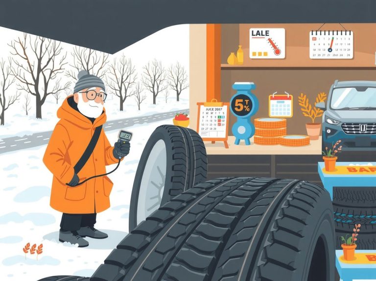 2026년 스노우타이어 교체 시기 결정하기: 기온, 지역, 안전의 삼각형