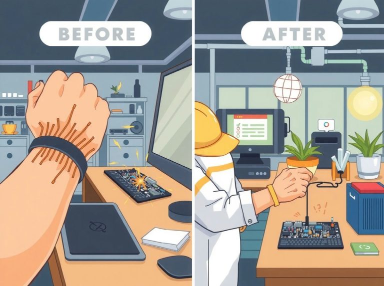 정전기방지 팔찌 유지보수 및 안전성 점검 가이드