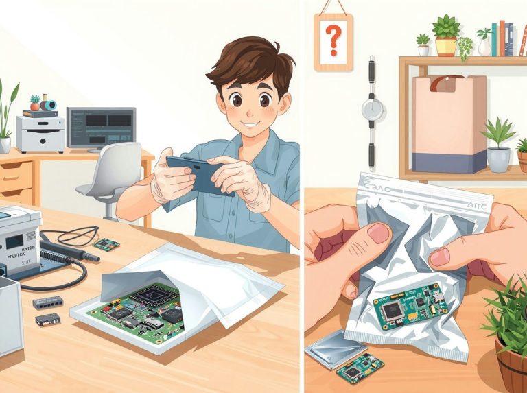 중고 전자제품 안전한 택배 포장: 정전기방지 봉투 활용법