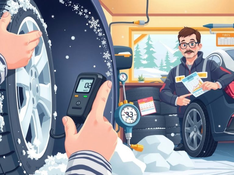 기온별·환경별 겨울 타이어 공기압 세팅 가이드