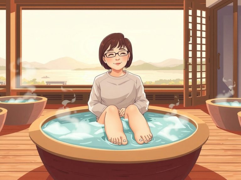 족욕장 방문 후 회복력 극대화: 덕산온천 웰니스 팁